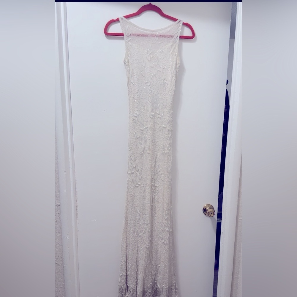 Vintage beaded Scala gown